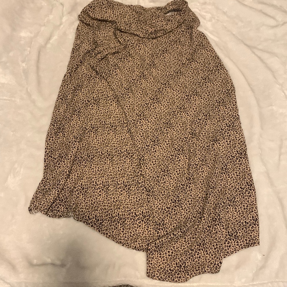 Urban romantics cheetah wrap skirt size medium